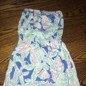 Lilly Pulitzer strapless dress
